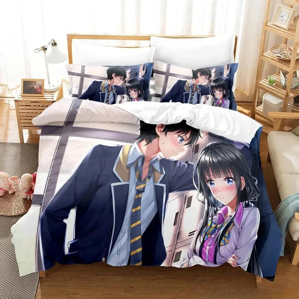 3D Print Anime Masamune-kun No Revenge Bedding Set Single Twin Full Queen King Size Bed Set Adult Kid Bedroom Duvet Cover Sets