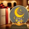 1 moon star round ball night light is suitable for Ramadan, Valentine's Day and other festival decorations. It can be used as a