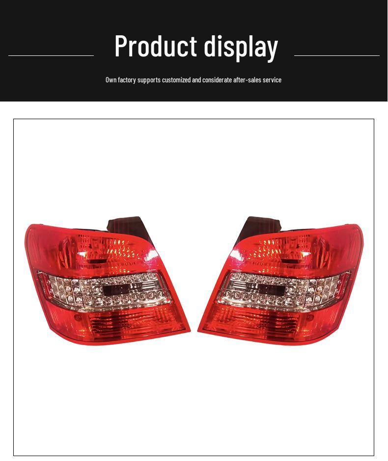 Compatible Rear Tail Light for 08-12 Mercedes-Benz GLK W204 (Parts: 2048202564, 2048202664)