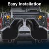 Upgraded Left&Right Side Tailgate Rubber Bumper Cushions Tailgate Stopper Limiter Cushions With 4 Metal Bolts Compatible With Ford F-150 2015-