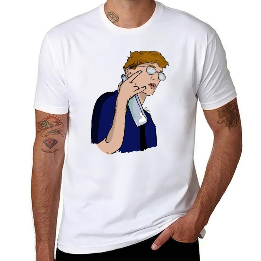 Edo Saiya TShirt Fashion Print Casual Short Sleeve