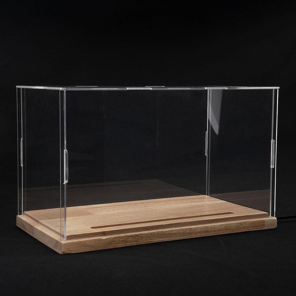 Acrylic Display Case Car Model Box Protection with Base Clear Collection Stand