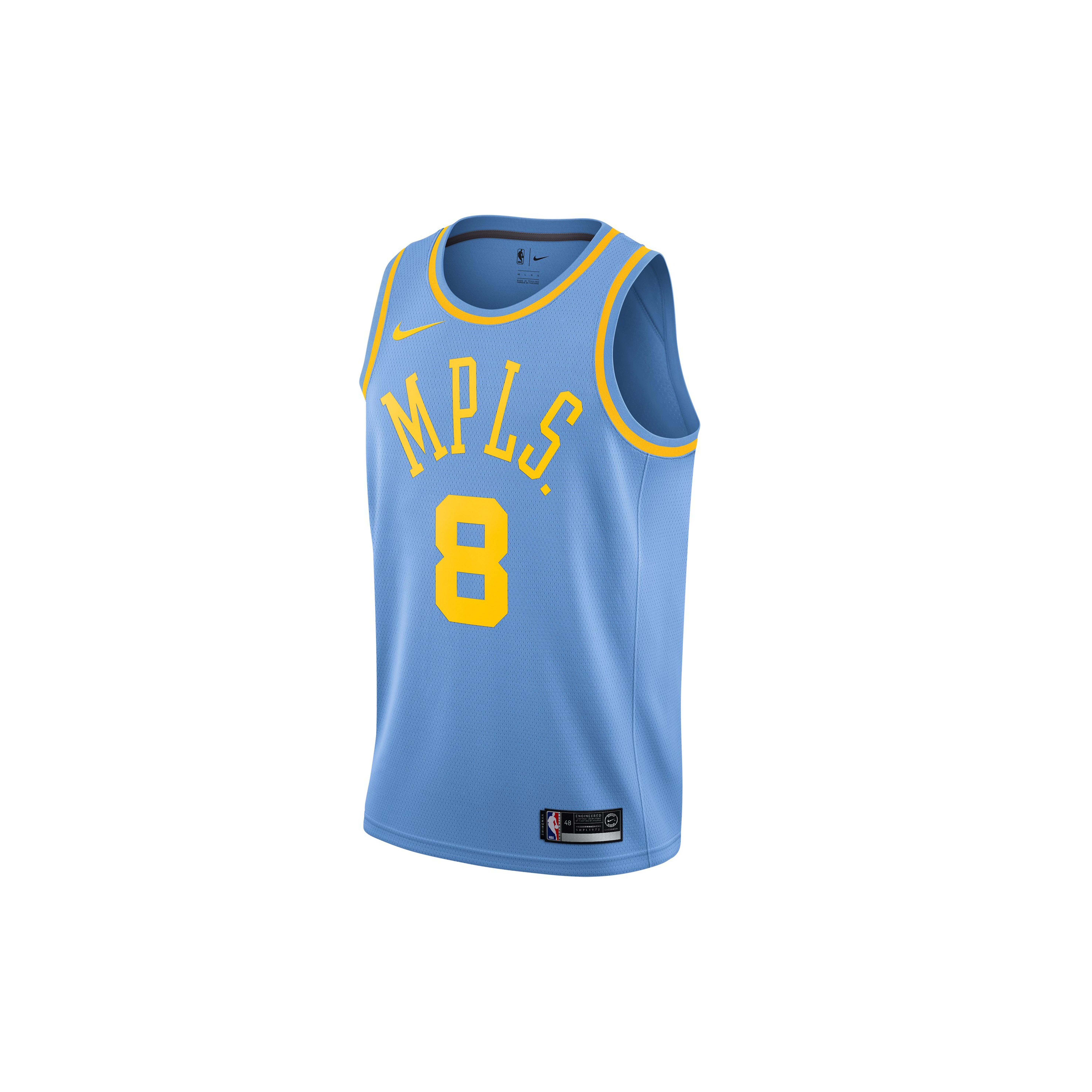 Nike Kobe Bryant Los Angeles Lakers Jersey Blue Men s AO2908-448 S
