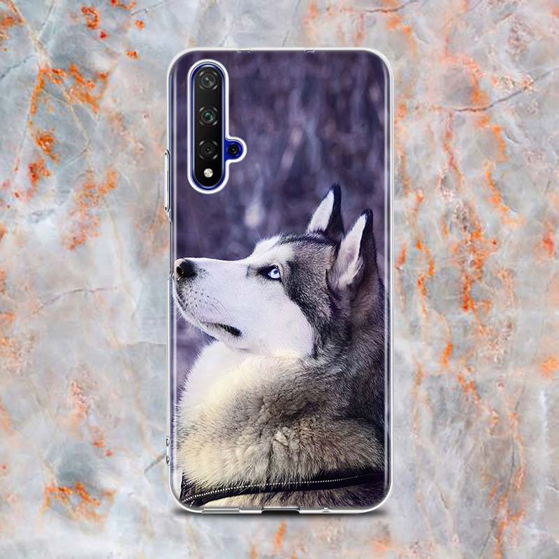 

Модный силиконовый чехол с изображением дурацкой собаки хаски для Honor 20 20S 20E 8 8A Prime 8X MAX 8C 8S 7A 7C 7S Pro чехол для телефона Honor 7A(5.45inch)