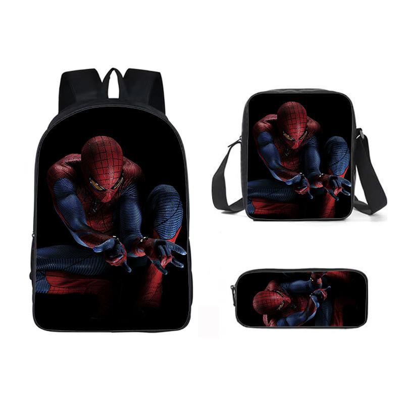 Backpack Piece Three Set Waterresistant Material Kids For