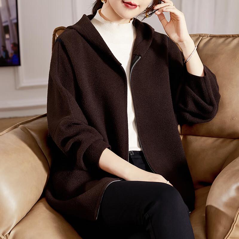 

Женский осенний кардиган с капюшоном Xue Xi L