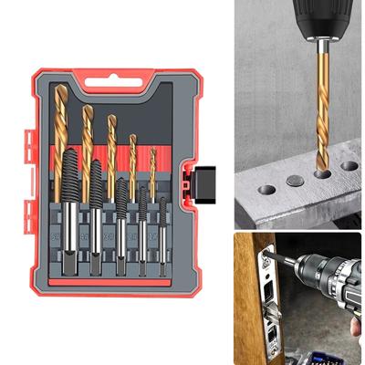 Schraubenausdreher-Set, 10-teiliges Easy-Out-Bolzenausdreher-Set, Linksdreher-Bohrer-Ausdreher-Set zum Entfernen abgebrochener Schrauben