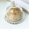 Glass Craft Cake Serving Tray With Lid Dessert Table Ornaments Dessert Storage Stand  Birthday