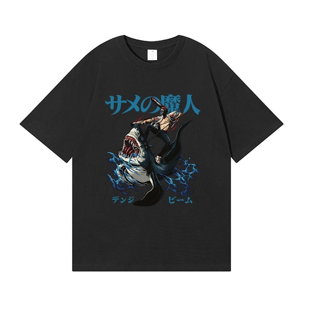 

2026 New Chainsaw Man Japanese Style Classic Tee High-quality Streetwear T-Shirts Suitable for Both Men and Women Summer T-shirt M