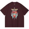 T-shirt Heavy Metal 100% Cotone 230 Gsm Stampa Band Rock Musica Popolare Unisex T-shirt Pesante in Cotone