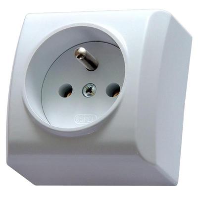 Ospel Bis - Single Surface-mounted Socket GN-1BZ/00