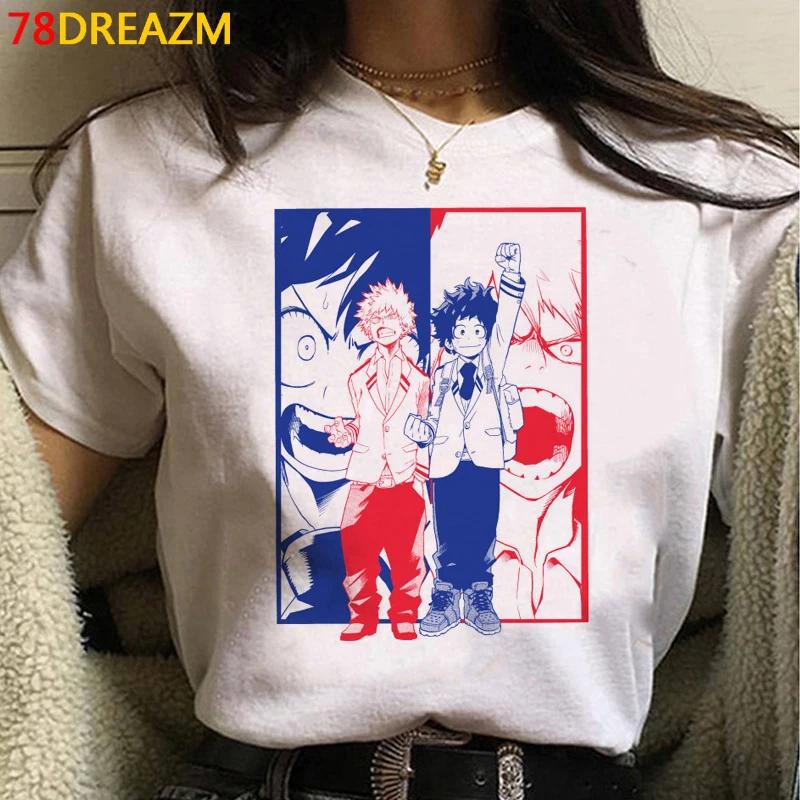 My Hero Academia Top Tees T Shirt Unisex  Harajuku Kawaii Tumblr T-shirt Tshirt  Vintage