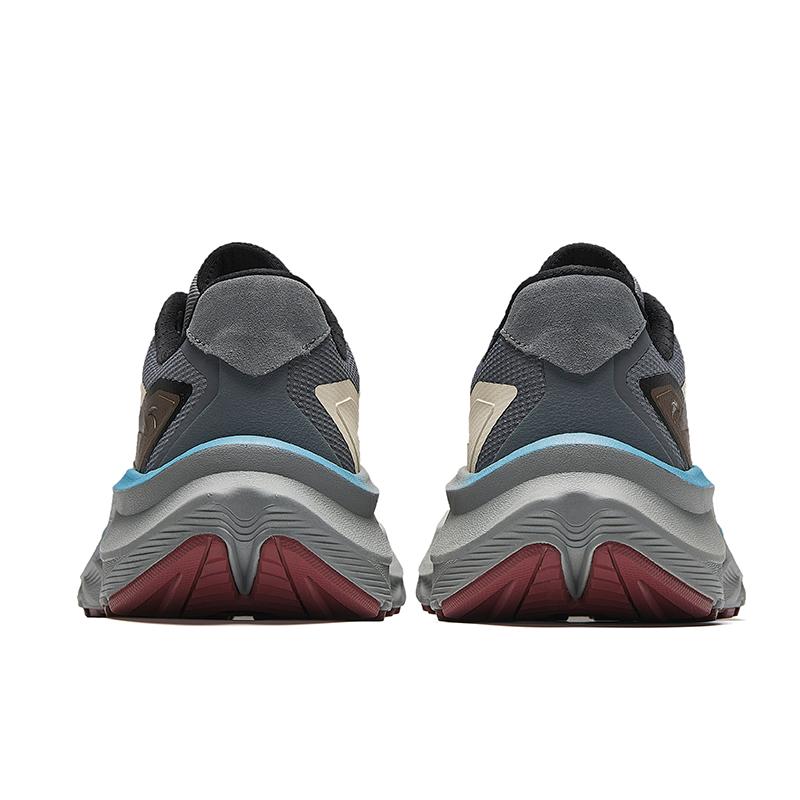 New ANTA Explore The Wilderness Running Shoes Men's Low Top Oat White/Cool Gray/Dark Gray Brown 912445588-1