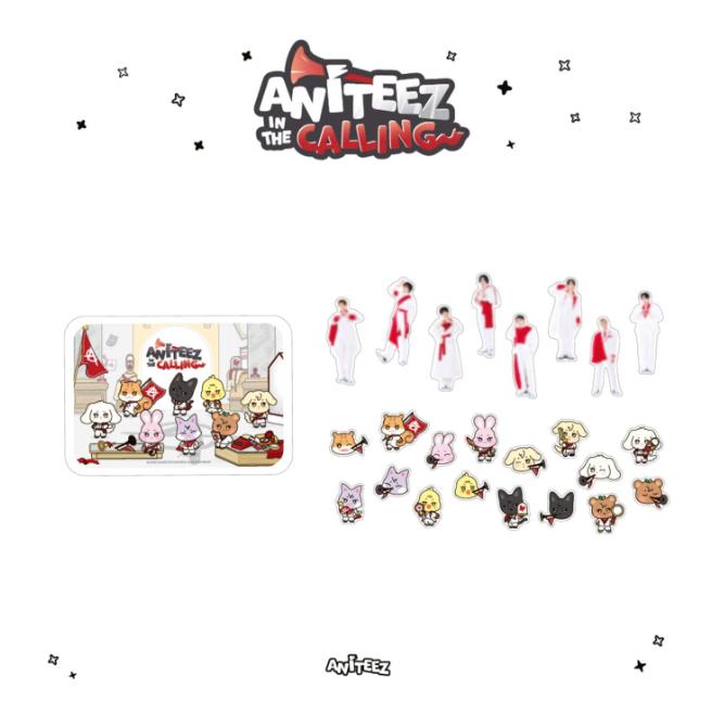

Предзаказ ATEEZ ANITEEZ IN THE CALLING Набор наклеек в жестяной коробке