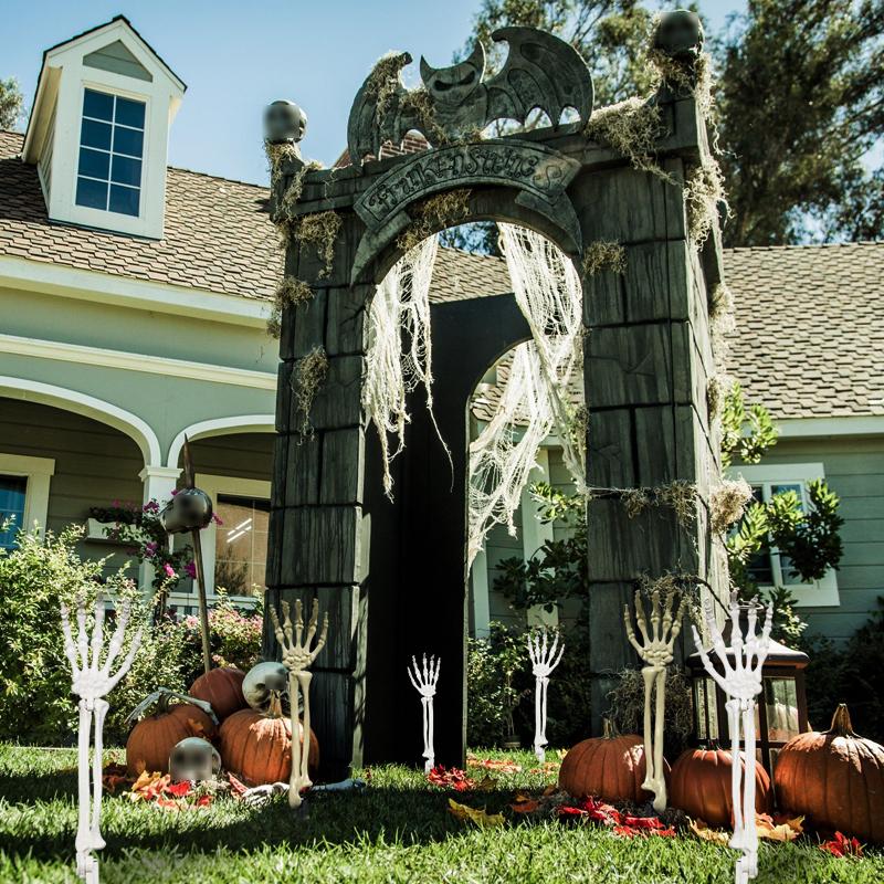 2PC Simulated Hand Bone Skeleton Garden Ghost Hand Bone Yard Ground Insert Halloween Multiple Options Available