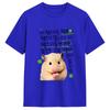 Casual T Shirt Summer Cute Hamster Meme Hippie T Shirts Cotton Tee Shirt For Unisexs Aesthetic Pattern Short Sleeve Top Tees