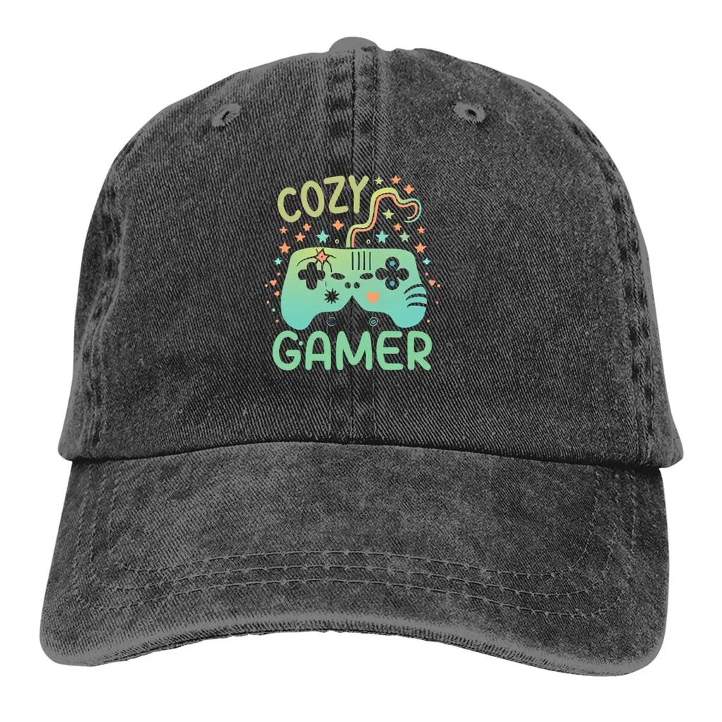 Cozy Baseball Caps Peaked Cap Funny Gamepad Sun Shade Hats for Men Women