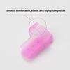 Plastic Finger Protector and Thread Guide for Knitters