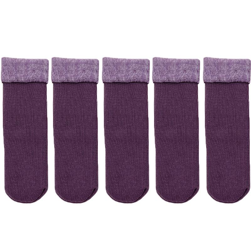 Women's Thicken Thermal Socks Snow Stocking Winter Warm Cashmere Socks Velvet Wool Self-Heating Boot Home Sleeping Socks
