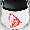 Grim Reaper Scythe Autoaufkleber Universal selbstklebend Autoaufkleber Auto Dekoaufkleber