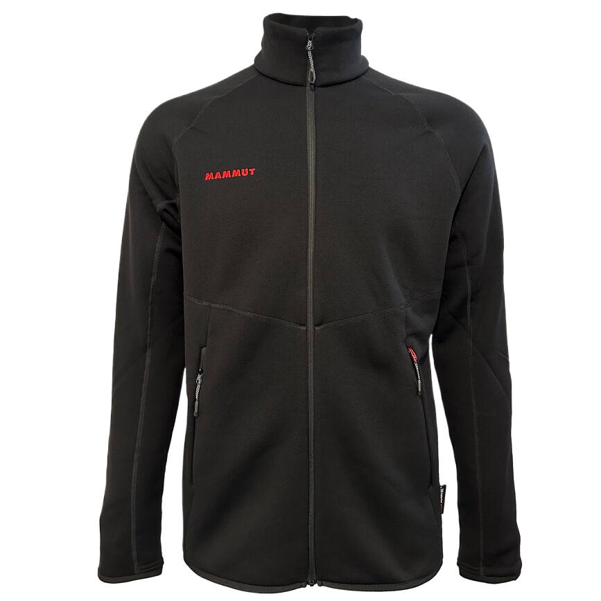 Mammut Aconcagua ML Classic Red Label Embroidered Mid-Layer Windproof Warm Fleece Jacket Men jackets Black 1014-06260