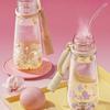 SHOTAY  400/600ml Plastic Water Cup Flower Pattern Water Bottle with Tea Strainer Leak-proof Brew Tea Cup Portable Office Cup