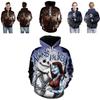 Nightmare Before Christmas Hoodie Pullover Sweatshirt Featuring Jack And Sally Design