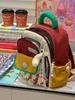 Schoolbag New dopamine contrasting color children's schoolbag Multi-compartment large-capacity student schoolbag Outdoor travel backpack