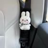 Cute Miffy Rabbit Car Seatbelt Shoulder Pad, Suitable for All Seasons, Anti-Strangling Seatbelt Decoration and Protection, New Car Gift