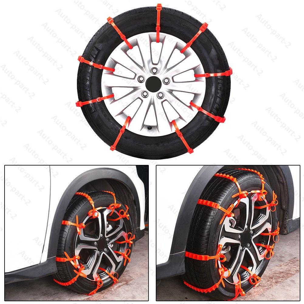Durable And Versatile 1pcs Car Truck Suv Thick Tendon Snow Anti-skid Tire Chains