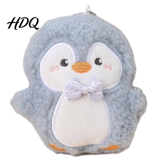 Pinguin Plüschtier mit Kugelkette Cartoon Schlüsselanhänger Plüschtier Anhänger Stofftierpuppe für Rucksack Tasche Anhänger Flauschige Anhänger