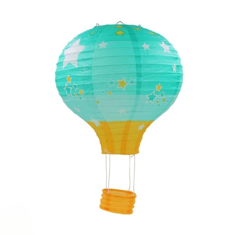 New 12inch Hot Air Balloon Paper Lantern Chinese Hanging Lantern Lamp Birthday Party Wedding Decor Lanterns Baby Showers