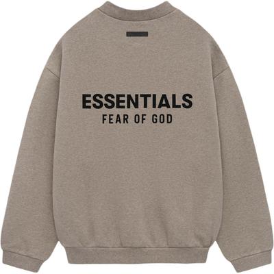 Fear of God Essentials Fleece Crewneck II Heather Grey Men Tops 192HO246269F