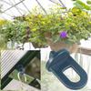 50 Piezas Clip Sujetador para Invernadero Plástico Resistente Fuerte Hebilla Deslizante Accesorios de Soporte Multiusos Colgador para Macetas Hebilla de Sujeción Jardinería