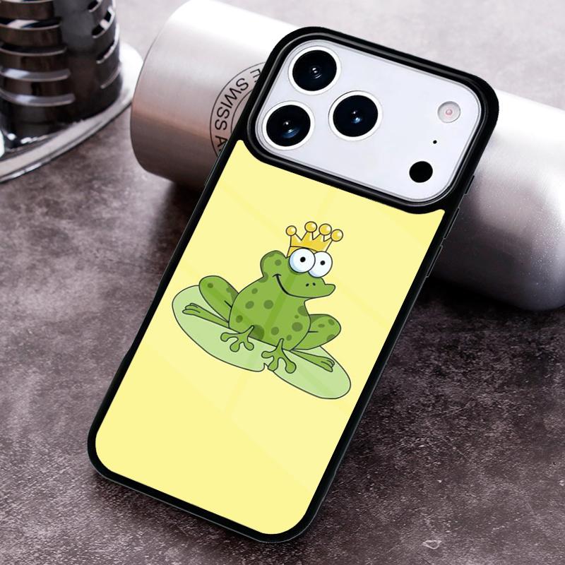 Cartoon Frog Phone Case For iPhone 17 16 15 14 13 12 11 Pro Max Plus 17Air Soft Silicone Cover