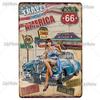 Garage Metal Sign Vintage Plaque OilGas Tin Sign Wall Decor For Man Cave Plate Crafts Art Poster Racing Car Custom