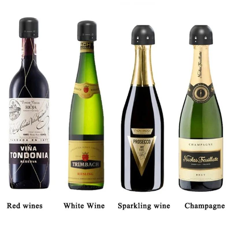 Sealed Bottle Cap Home Brewing & Wine Making Barware Cocktail Utensils Bar Accessories Bottle Stopper Set Vacuum Cork Shaker