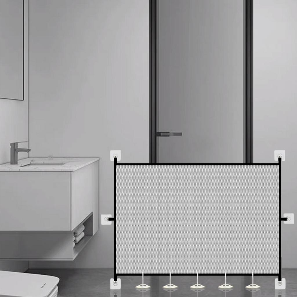 Pets Dog Barrier Fences With Hook Pet Isolated Network Stairs Gate New Folding Breathable Mesh Playpen For Dog Safety Fence