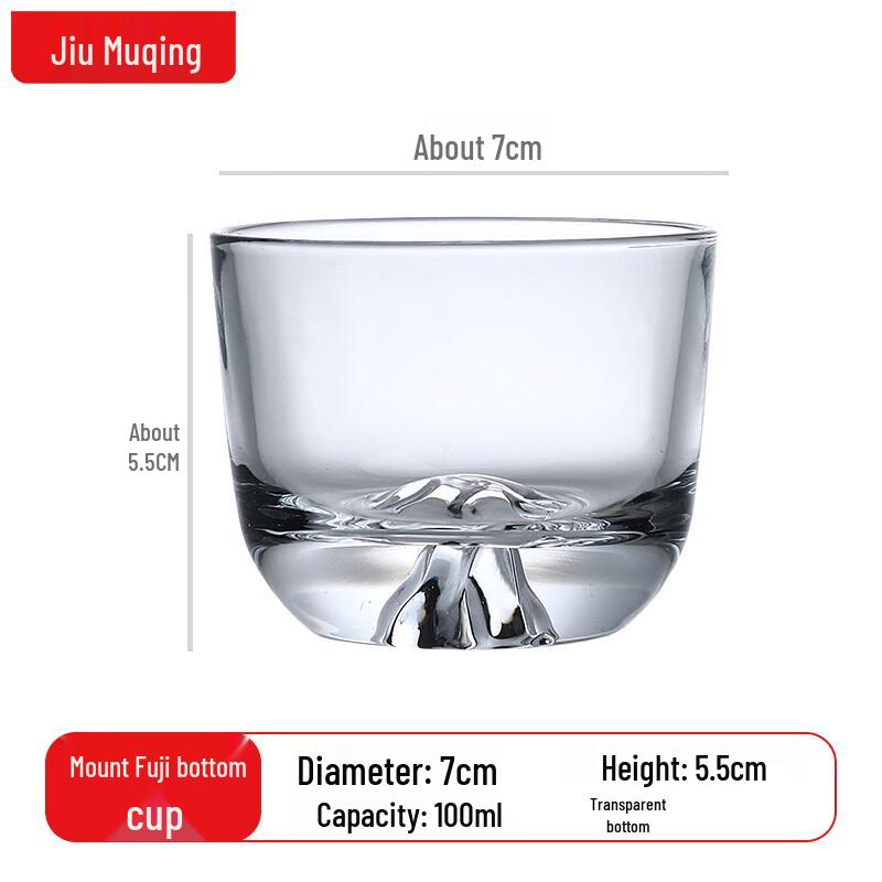 JIUMUQING Guanshan Transparent Glass Teacup