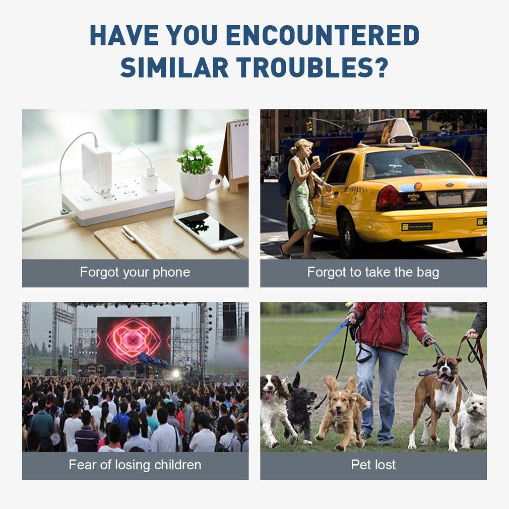 Bluetooth Alarm Finder Tracker Anti-lost Tracking Device Smart Bi-Directional Mini Wireless Tag Mobile Phone Key Kid GPS Locator