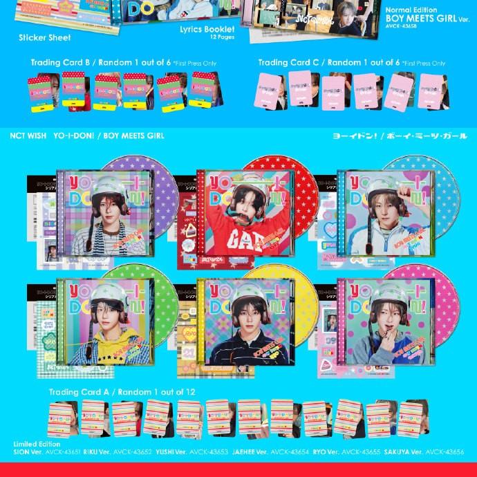 NCT WISH [YO-I-DON! / BOY MEETS GIRL] JAPAN Double A-Side Single Album