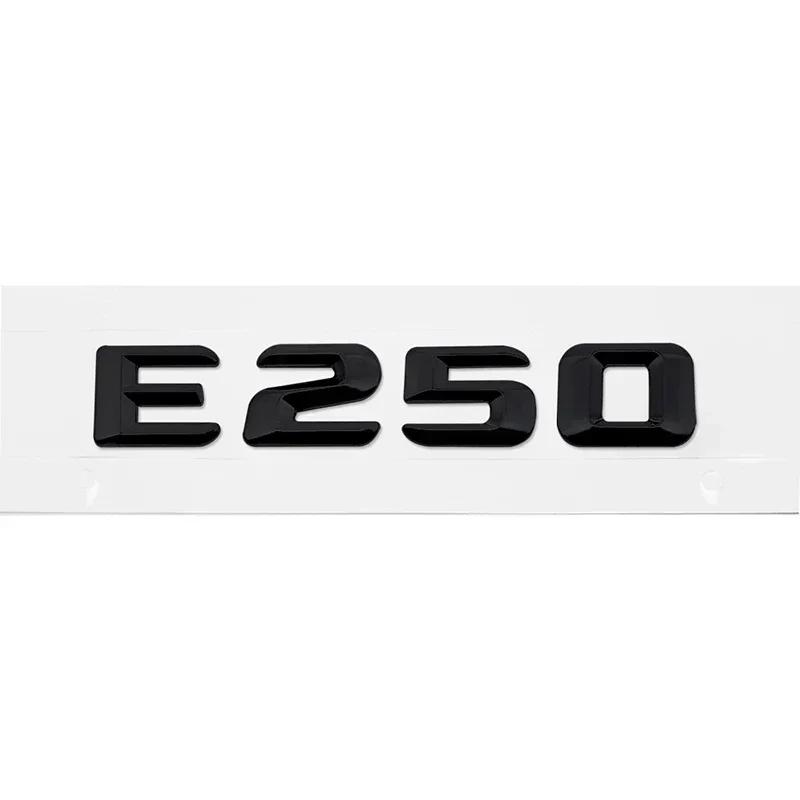 Car Tail Letter Number Emblem Sticker Rear Trunk Badge Decal for Mercedes Benz E Class E53 E55 E63 E200 E220 E230 E240 E250 E260