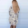 GMXIA Autumn Women's Print Cardigan Long-sleeved Casual Coat