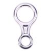 Descent Device Escape Rope for 8-16mm Rope Descender Carabiner 8 Ring Climbing Slow Down Rings