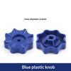 Poignée de roue en plastique/alliage Poignées de robinet Bouton de manomètres de collecteur Hauteur Accessoires d'outils CVC pour climatiseur