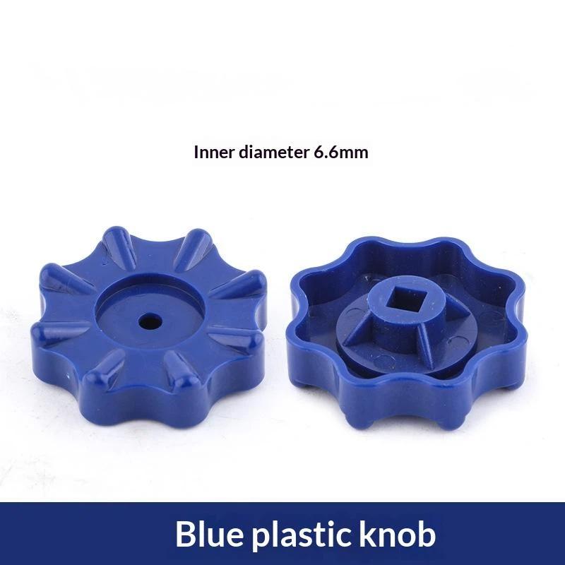Poignée de roue en plastique/alliage Poignées de robinet Bouton de manomètres de collecteur Hauteur Accessoires d'outils CVC pour climatiseur