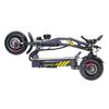 Patinete eléctrico T116 plus con motor de 8000 W, batería de 60 V y 40 Ah, velocidad máxima de 88 km/h, autonomía de 90 km, neumáticos de 14 pulgadas y diseño plegable.