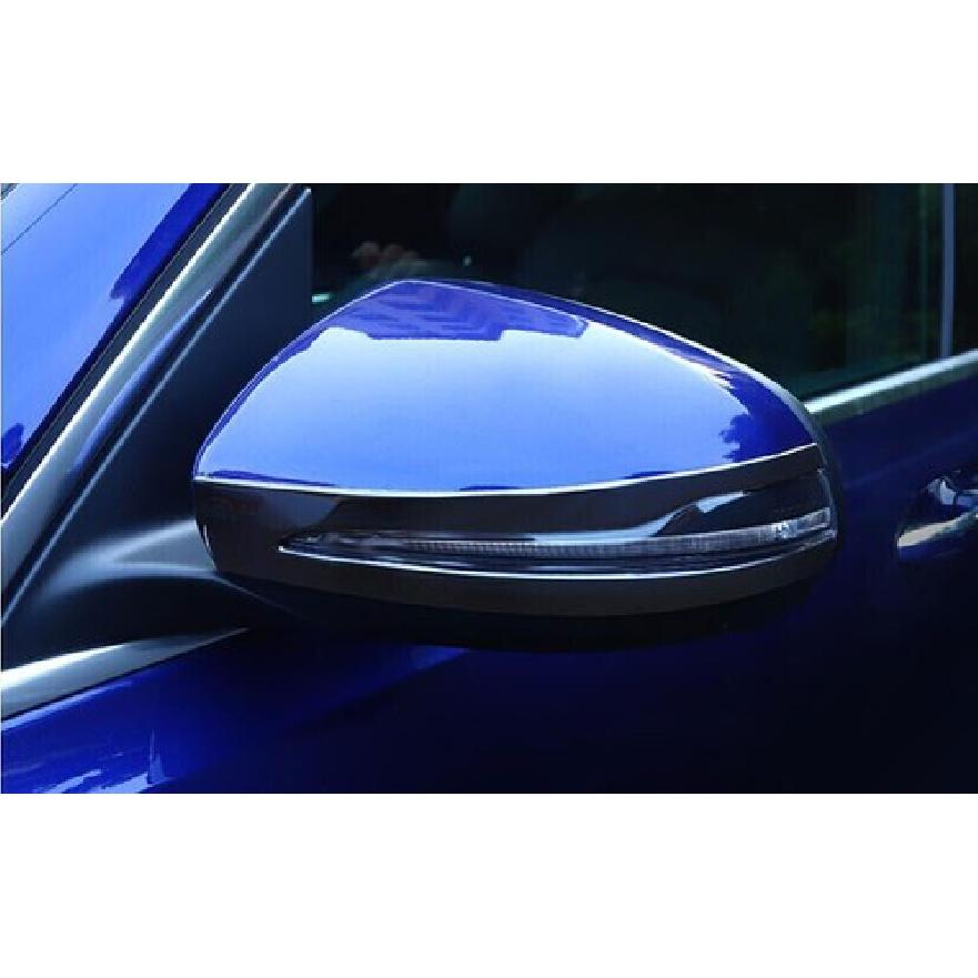 Exterior Rear View Mirror Strip Trim Fit For Benz GLB - Black Titanium