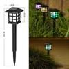 Retro Solar Lawn Lights – Automatic Dusk Activation for Outdoor Courtyard and Night Ambiance
