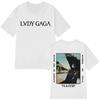 2026 Frühling Sommer Lady Gaga Mayhem Tour T-Shirt Hip Hop Mode Grafik Rundhals Reine Baumwolle Bedruckt Unisex Kurzarm Oberteil